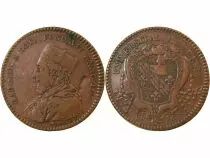 France Universite De Reims  Jeton Cuivre 1756