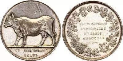 France Vaccinations Municipales de Paris - 1814  - Silver
