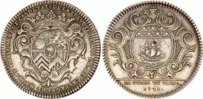 France Ville de Paris - Pierre-Antoine de Castagn�re - 1723 - Silver