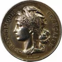 France Ville De Vannes - Jeton Argent Dore - Graveur F. Vernon, Fin XIxe, Début Xxe.