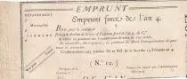 France xx Francs - Emprunt Forcé - An 4 (1796) - non émis