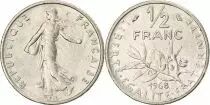 Francia &frac12; franc Semeuse - 1968