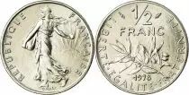 Francia &frac12; franc Semeuse - 1978