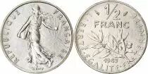 Francia &frac12; franc Semeuse - 1983