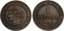 Francia  1 centime Ceres - Third Republic - 1897A