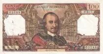 Francia  100 Francs - Corneille - 05.11.1970 - Serial H.512