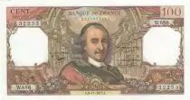 Francia  100 Francs - Corneille - 06-11-1975 - Serial W.886