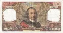 Francia  100 Francs - Corneille -03-06-1976 - Serial F.985