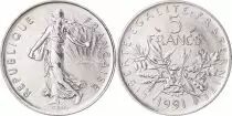 Francia  5 Francs Woman sowing seed - 1991 - BU