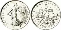 Francia  5 Francs Woman sowing seed - 2001