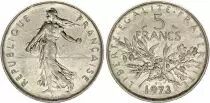 Francia  5 Francs Woman sowing seed - KM.926a - 1973