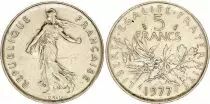 Francia  5 Francs Woman sowing seed - KM.926a - 1977