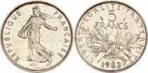 Francia  5 Francs Woman sowing seed - KM.926a - 1983