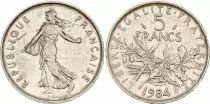 Francia  5 Francs Woman sowing seed - KM.926a - 1984