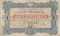 Francia  50 centimes - Strasbourg\'s city - 1948