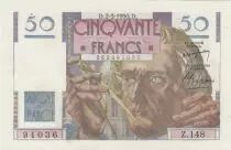 Francia  50 Francs - Le Verrier - 02-03-1950 - Serial Z.148