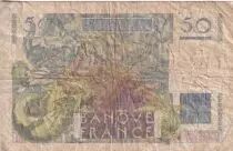 Francia  50 Francs - Le Verrier - 24-08-1950 - Serial V.164 - P.127