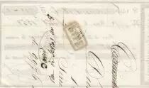 Francia  700 francs - French bank receipt - Serial 149 - 1858