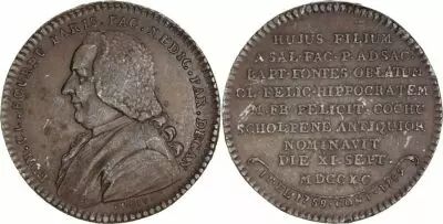 Francia  Edme-Claude Bourru (1741-1823) - President of the Royal Adcemy of Medicine - XF