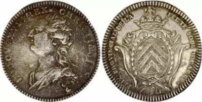 Francia  Louis XVI - Ville et Noblesse - La Fert� sous Jouarre - 1766 - Silver - By JP Droz