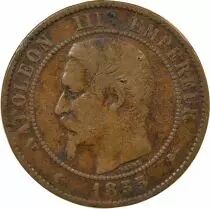 Francia  Napoleon III - 10 Cents 1855 D Lyon - Anchor