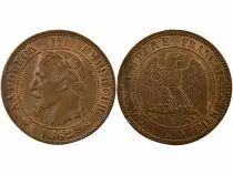 Francia  Napol&eacute;on III - 2 Cents 1862 K Bordeaux