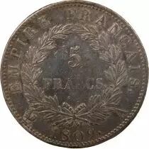 Francia  Napoleon Ist - 5 Silver Francs - 1809 A Paris