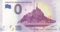 Francia 0 Euro -  Mont Saint Michel - Touristic banknote 2019 UNC