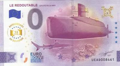 Francia 0 Euro - Le Redoutable - 2025  - Anniversary