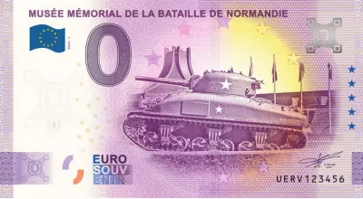 Francia 0 Euro Souvenir - Battle of Normandy Memorial Museum - 2025