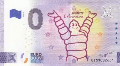 Francia 0 Euro Souvenir - Bonhomme Michelin - 2025
