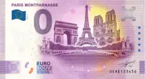 Francia 0 Euro Souvenir - Tour Montparnasse - 3 Monuments - 2025
