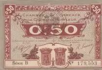 Francia 0.5 Franc - Honfleur and Caen Chamber of Commerce - 1920- Serial B