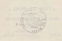 Francia 0.50 cents - City of Wassy - October 1915