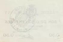 Francia 0.50 cents - City of Wassy - October 1915