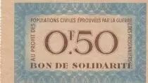 Francia 0.50 Franc Bon de Solidarit&eacute; - WWII - 1941-1942