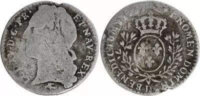 Francia 1/10�me Ecu 1/10�me Ecu, Louis XV - D Lyon