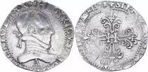 Francia 1/2 Franc, Henri III  Col Plat - 1578 A Paris - Silver - VF