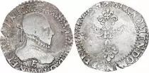 Francia 1/2 Franc, Henri III  Col Plat - 1578 E Tours - Silver - F to VF