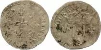 Francia 1/2 Franc, Henri III  Col Plat - 1579 H La Rochelle - Silver - VF