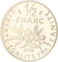 Francia 1/2 Franc Proof Sower 1994 Proof