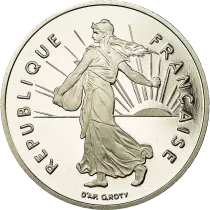 Francia 1/2 franc Sower - 1991 - Proof