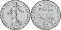 Francia 1/2 Franc Sower 1988