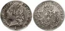 Francia 1/20 Ecu Louis XIV  - Old head 1779 A Paris - posthumous strike