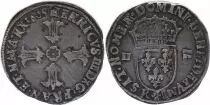 Francia 1/4 Ecu Henri IV - 1605 - Silver