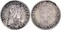 Francia 1/4 Ecu Louis XIII 2 em poin&ccedil;on de Warin  - 1642 .A.