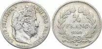Francia 1/4 Franc Louis Philippe I - 1840 A Paris - Silver