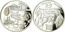 Francia 1,50 Euros - Sale of Louisiana to USA - 2003 - Silver - with certificat