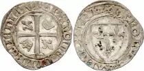 Francia 1 Blanc Gu&eacute;nar, Charles VI - ND (1380-1422) - various dates and mintmark