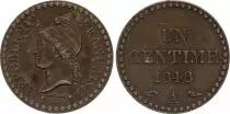 Francia 1 Cent - 1849-1851 - Dupr� - 2nd Republic - A Paris